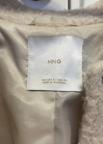 Mango mango Düğmeli Bej Kadın Ceket