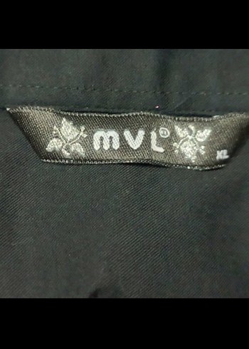 xl Beden siyah Renk mvl xl beden Düğmeli Siyah Uzun Kollu Kadın Gömlek