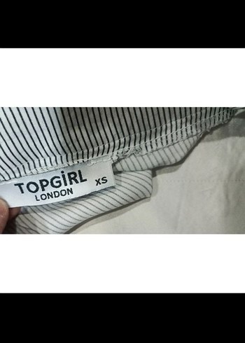 xs Beden gri Renk Topgirl Xs Beden Bol Paça Cepli Pantolon
