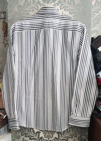 cobalt xl beden slim fit çizgili gömlek - Görsel 2