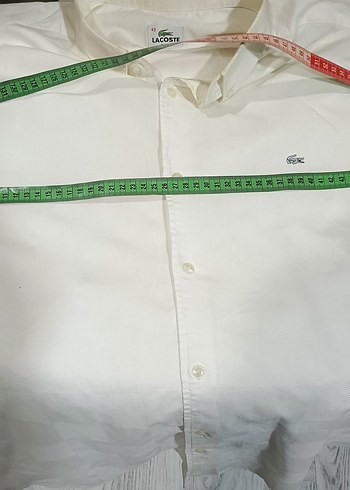 Lacoste 43 beden slim fit Pamuklu Erkek Gömlek - Görsel 3