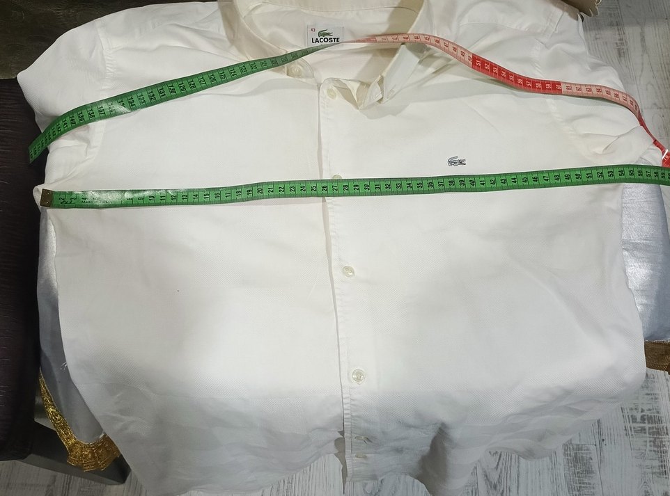 Lacoste 43 beden slim fit Pamuklu Erkek Gömlek - Görsel 3