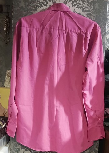 Aziz Salduz Lbeden Düğmeli Pembe Erkek Gömlek - Görsel 2