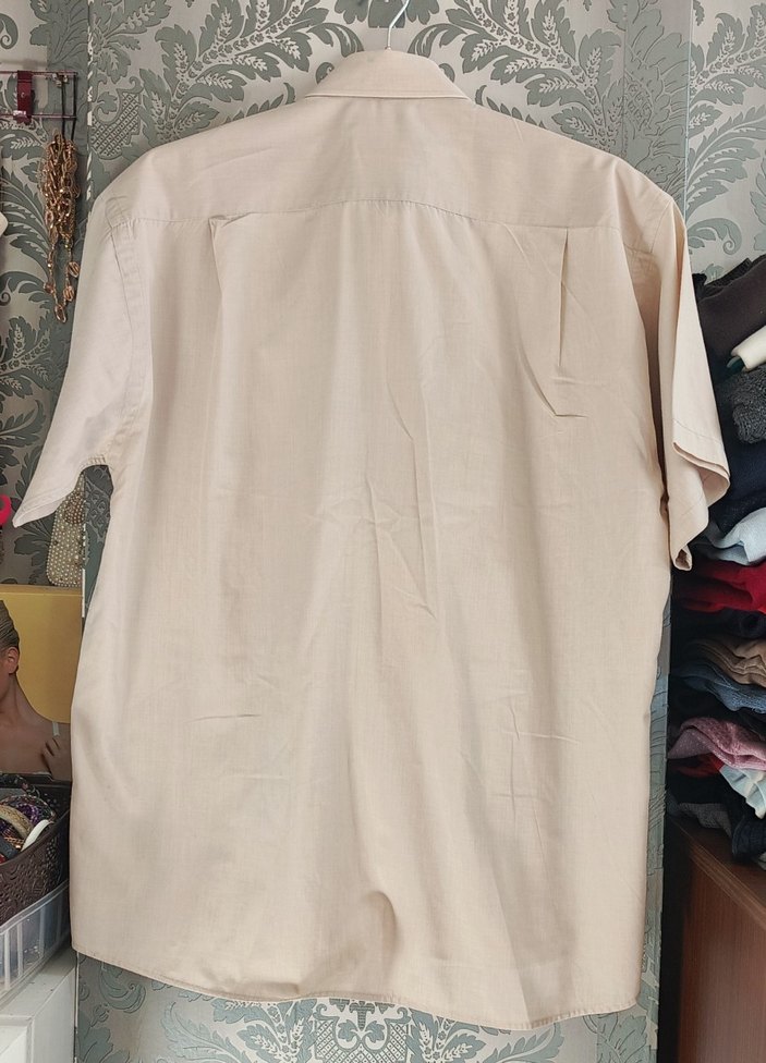 harman l beden Kısa Kollu Pamuklu Erkek Gömlek - Görsel 2