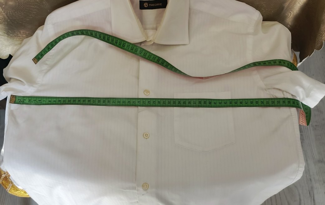 TheOrie m beden Erkek Beyaz Kısa Kollu Düğmeli Gömlek - Görsel 3