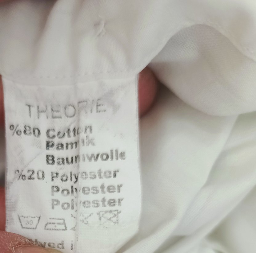 TheOrie m beden Erkek Beyaz Kısa Kollu Düğmeli Gömlek - Görsel 5