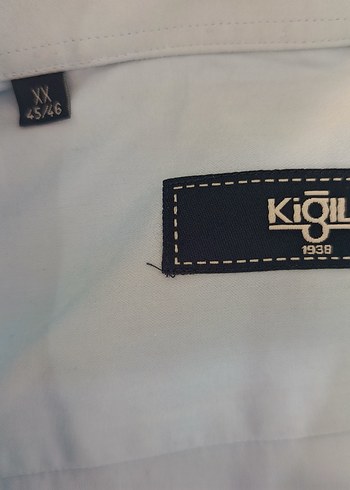 Kiğılı xxl beden Mavi Uzun Kollu Düğmeli Erkek Gömlek - Görsel 5