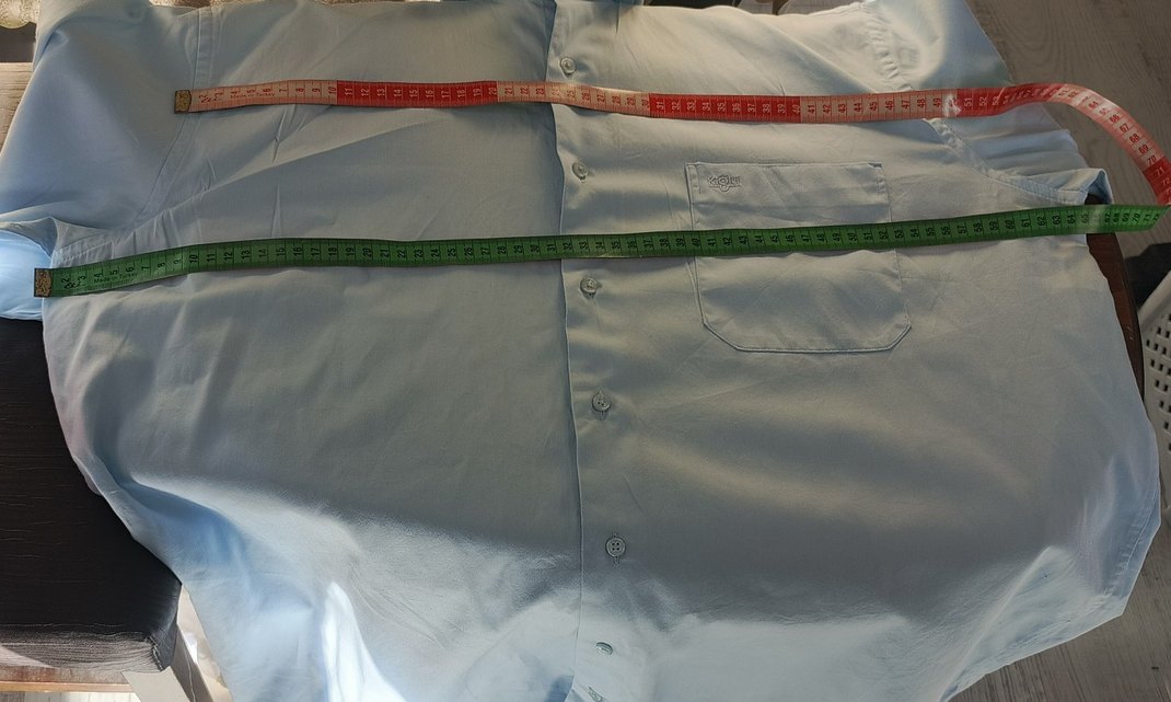 Kiğılı xxl beden Mavi Uzun Kollu Düğmeli Erkek Gömlek - Görsel 3