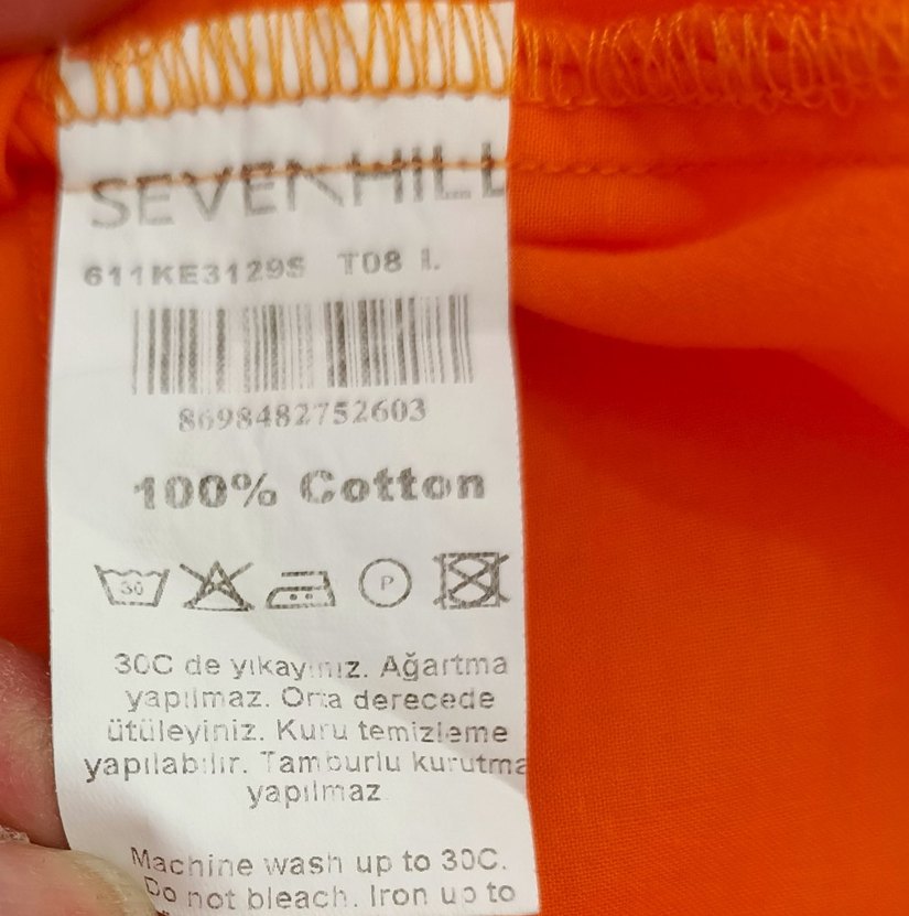 Seven Hill L beden yüzde yüz pamuk gömlek - Görsel 5