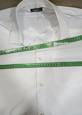 Polomen l beden Erkek Beyaz Uzun Kollu Pamuklu Gömlek - Görsel 4