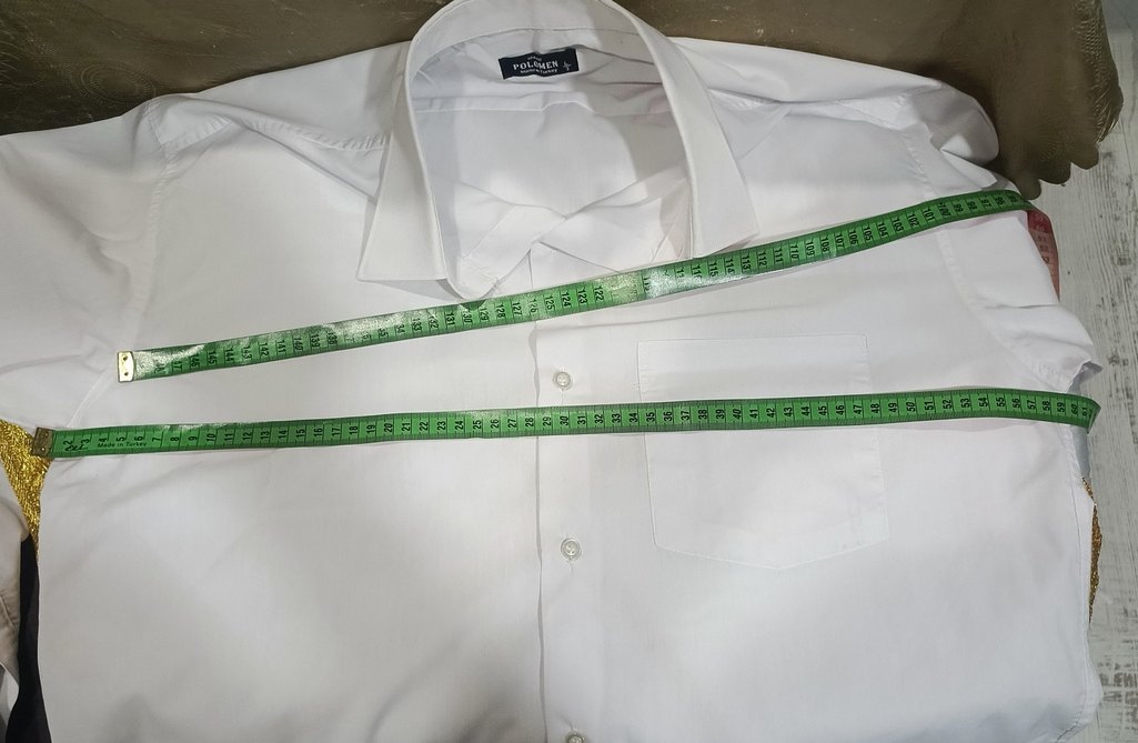 Polomen l beden Erkek Beyaz Uzun Kollu Pamuklu Gömlek - Görsel 4