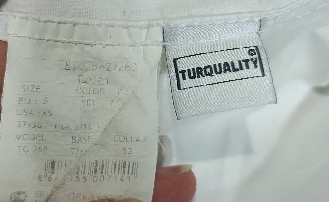 Tween s beden pamuklu gömlek - Görsel 4