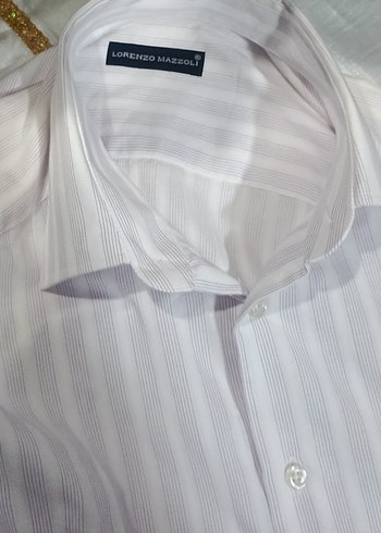 Lorenzo Mazzoli m beden pamuklu gömlek - Görsel 3