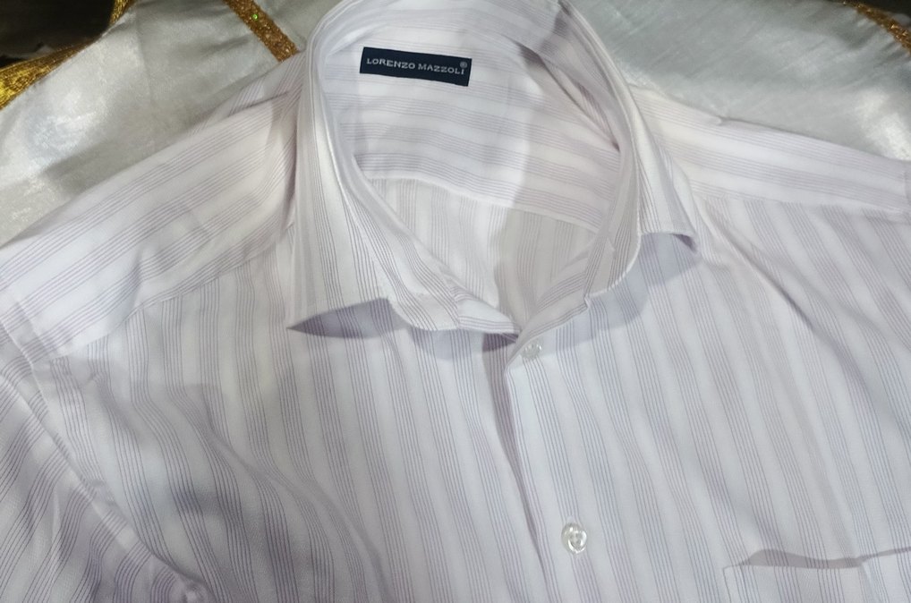 Lorenzo Mazzoli m beden pamuklu gömlek - Görsel 3