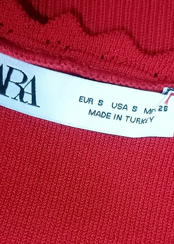 Zara s beden askılı elastan crop büstiyer - Görsel 3