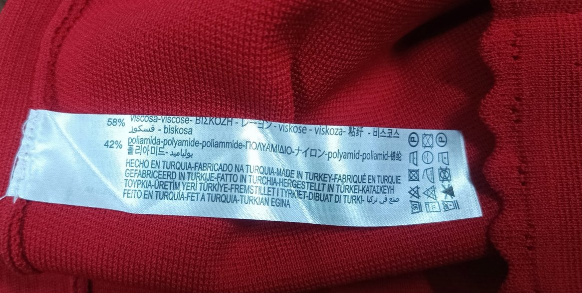 Zara s beden askılı elastan crop büstiyer - Görsel 4