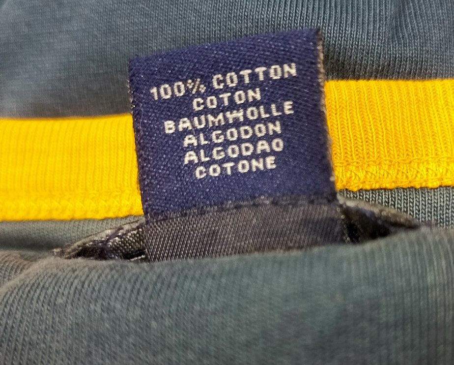 GANT U.S.A L beden Erkek Uzun Kollu Mavi Triko Tişört - Görsel 5