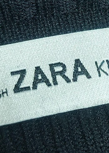 zara s beden balıkçı yaka triko elbise - Görsel 5