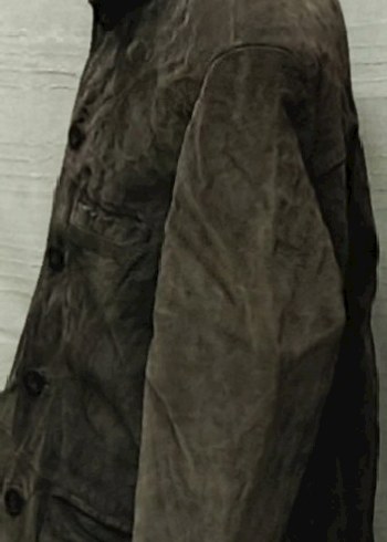 vintage l beden gerçek süet deri ceket - Görsel 2