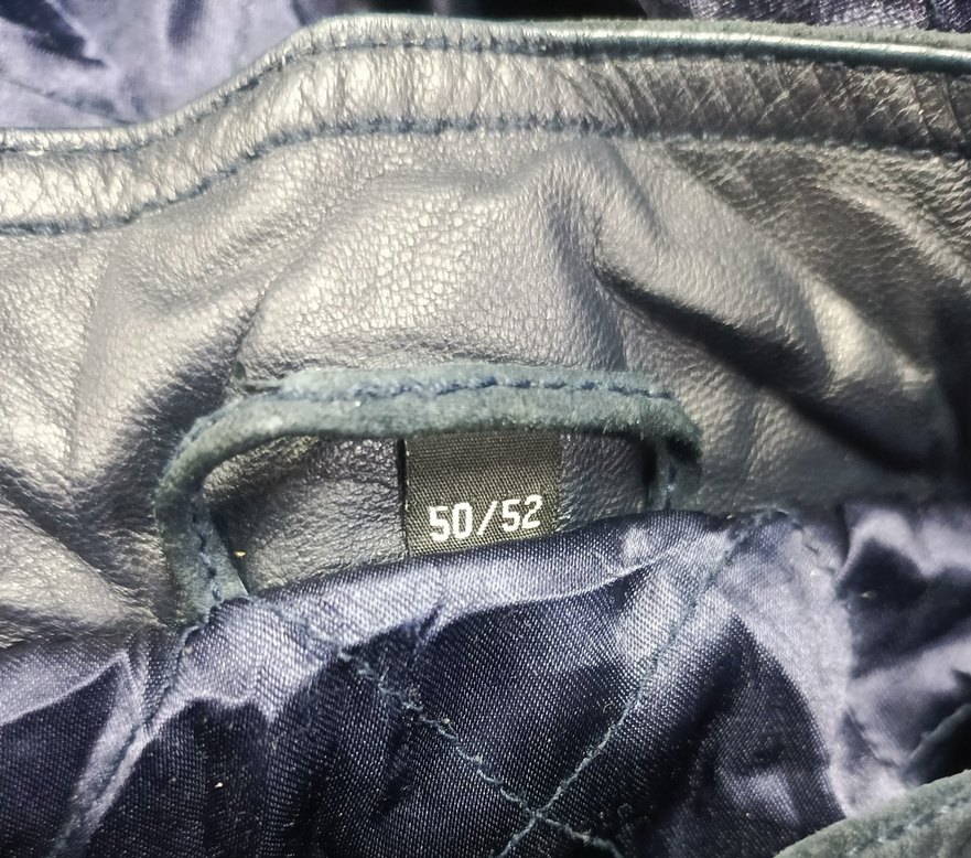 vintage 50/52 beden gerçek süet deri mon - Görsel 5