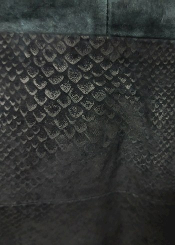 vintage l beden gerçek sırt deri mont - Görsel 4