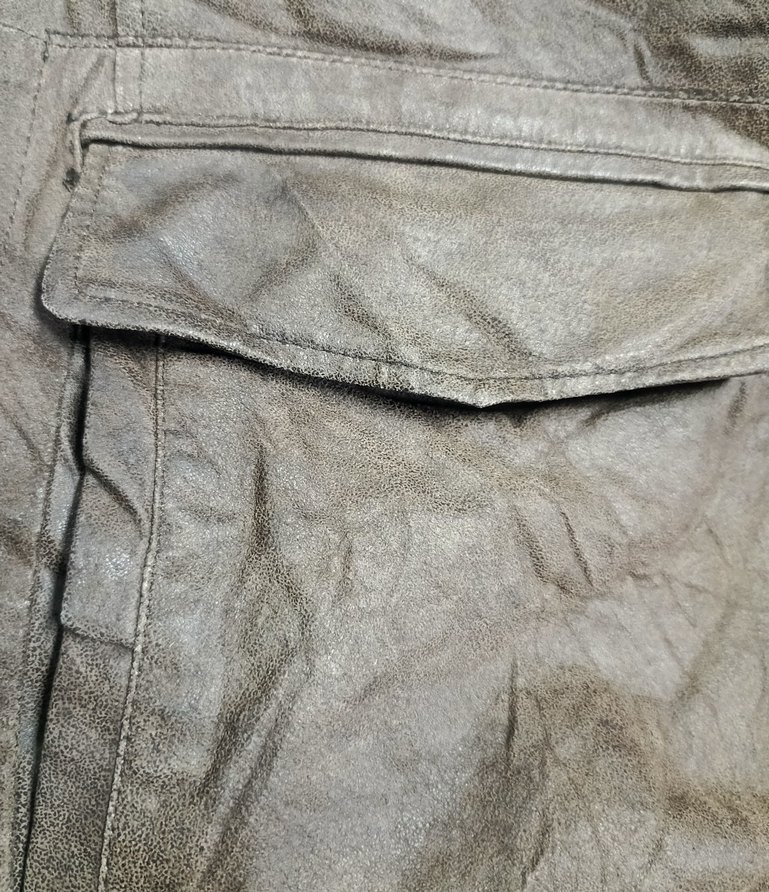 new sportswear 54 beden gerçek deri ceke - Görsel 5