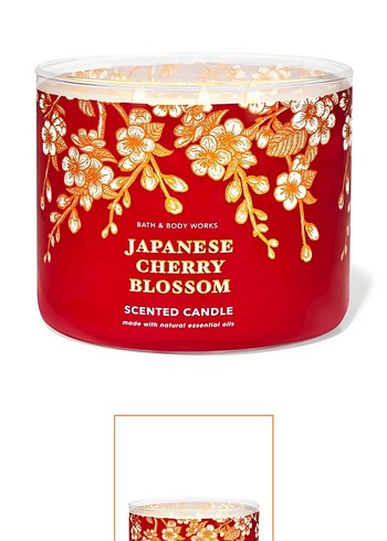 Japon Kiraz Çiçeği Kokulu Mum - Görsel 4