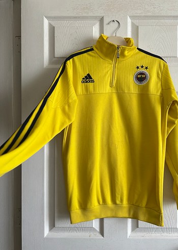 Sarı Adidas Fenerbahçe Fermuarlı Sweatshirt - Görsel 2