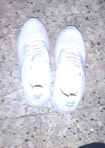 Beyaz Kadın Dolgu Topuklu Sneakers