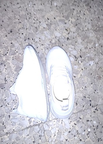 37 Beden Beyaz Kadın Dolgu Topuklu Sneakers
