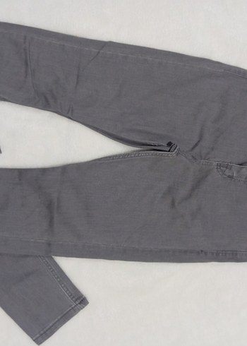 28 Beden Gri Kadın Denim Pantolon