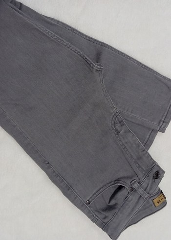 Gri Kadın Denim Pantolon
