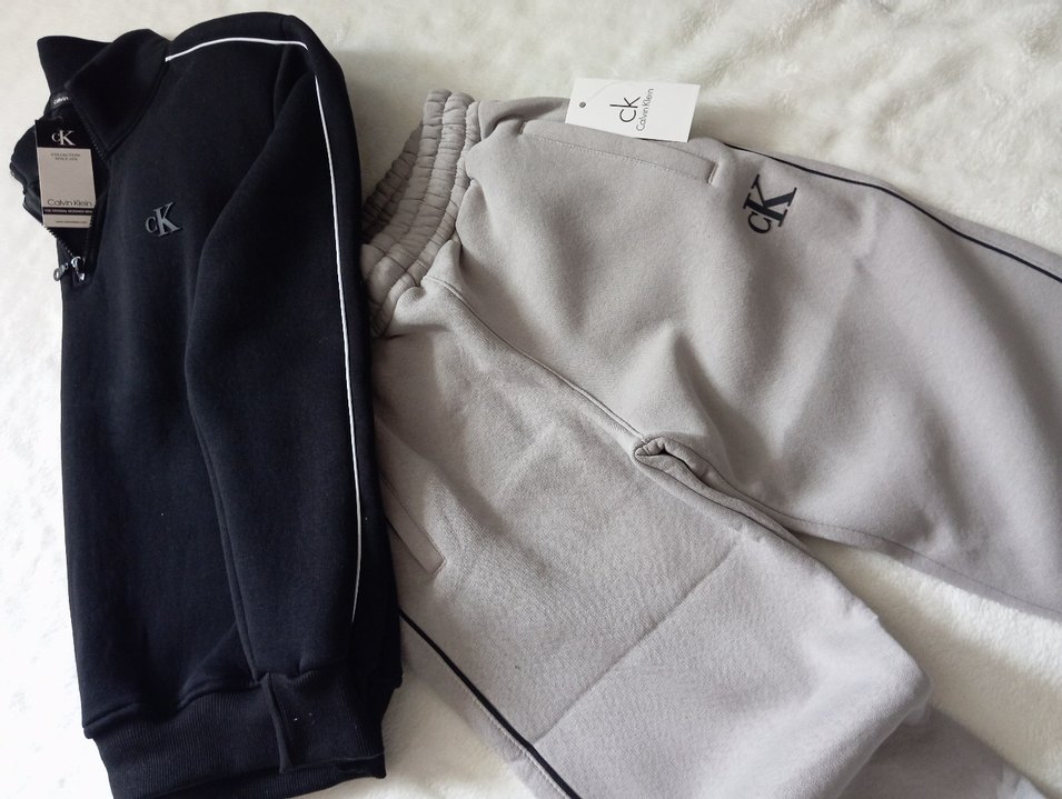 unisex üç iplik sardonlu eşofman - Görsel 3