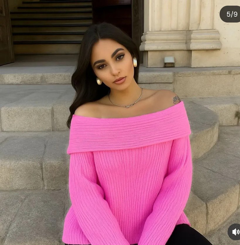 Madonna yaka kazak - Görsel 4