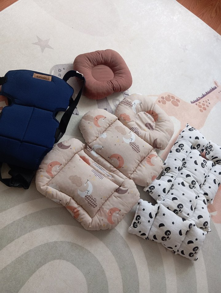 Pastel Kahverengi Desenli Bebek Uyku Seti - Görsel 5