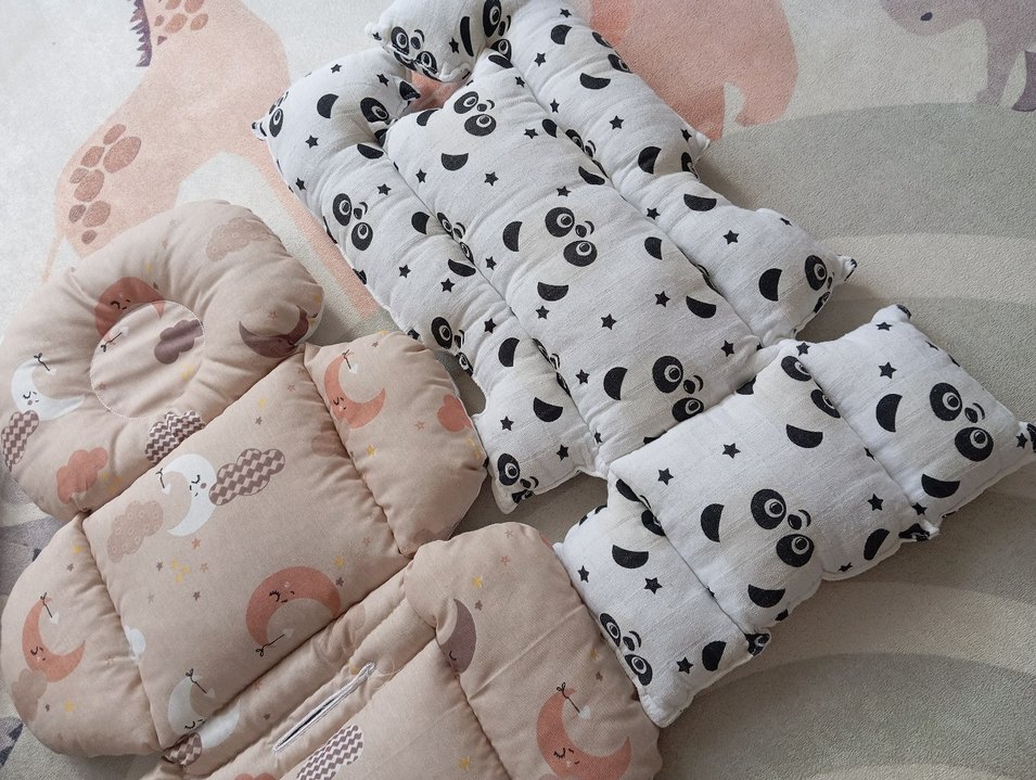 Pastel Kahverengi Desenli Bebek Uyku Seti - Görsel 2