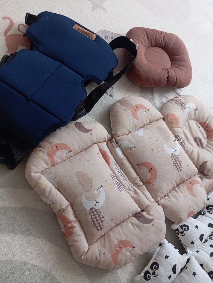 Pastel Kahverengi Desenli Bebek Uyku Seti - Görsel 4