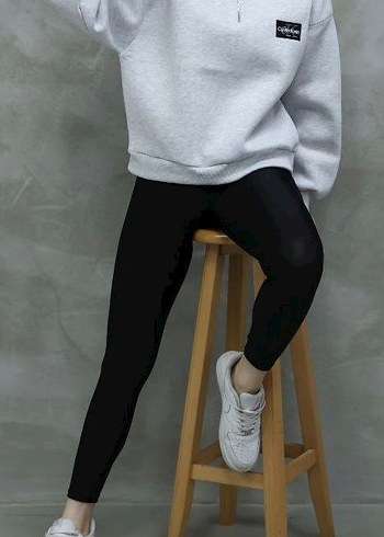 Calvin Klein Calvin Klein Gri Fermuarlı Mini Salaş Sweatshirt