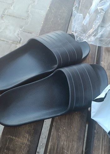 Adidas Siyah Erkek Spor Terlik - Görsel 4