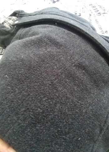 Erkek Çocuk Siyah Düğmeli Goth Kaban - Görsel 5