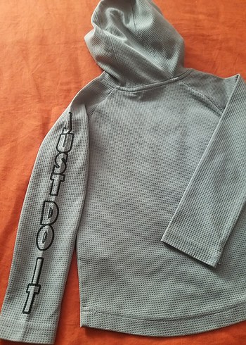 Nike Gri Kapüşonlu Erkek çocuk Sweatshirt - Görsel 2