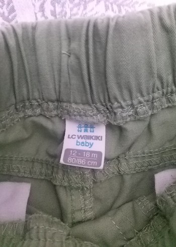 Yeşil  Erkek Çocuk Pamuklu Rahat Pantolon - Görsel 3