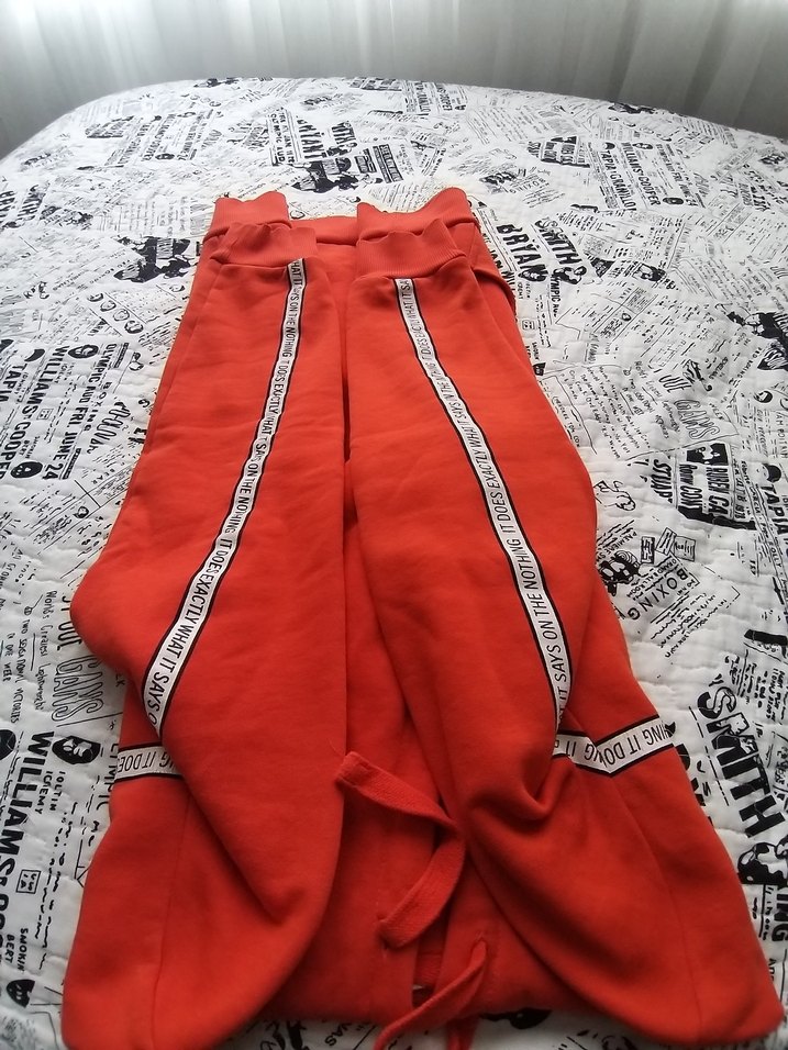 Turuncu Kapüşonlu Erkek Sweatshirt - Görsel 4