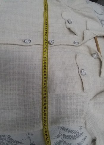 Düğmeli Uzun Keten Kadın Gömlek - Görsel 2