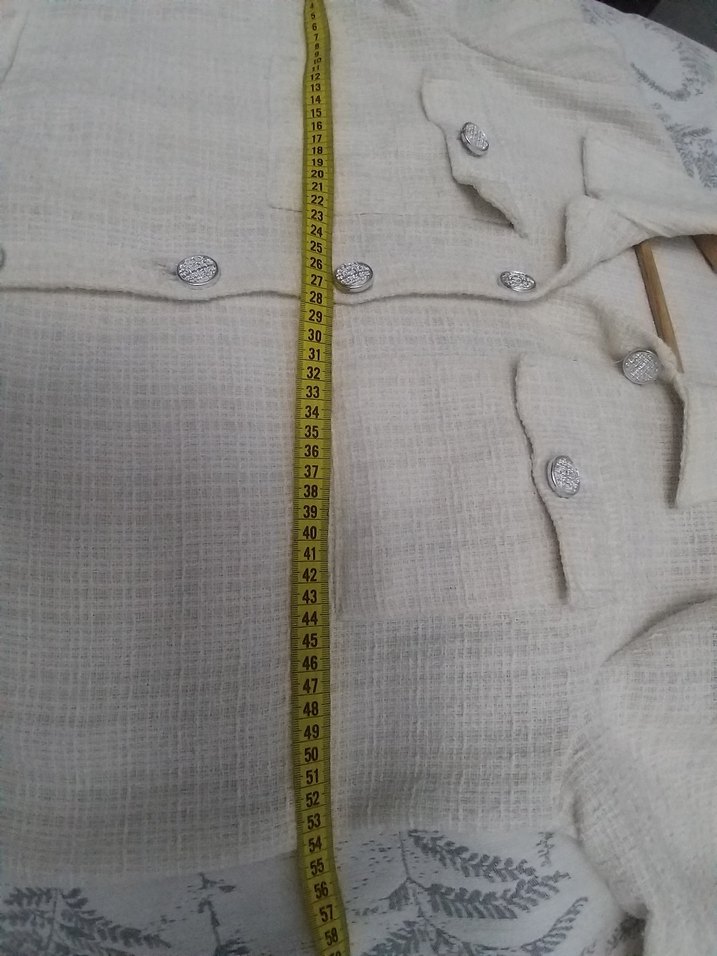 Düğmeli Uzun Keten Kadın Gömlek - Görsel 2