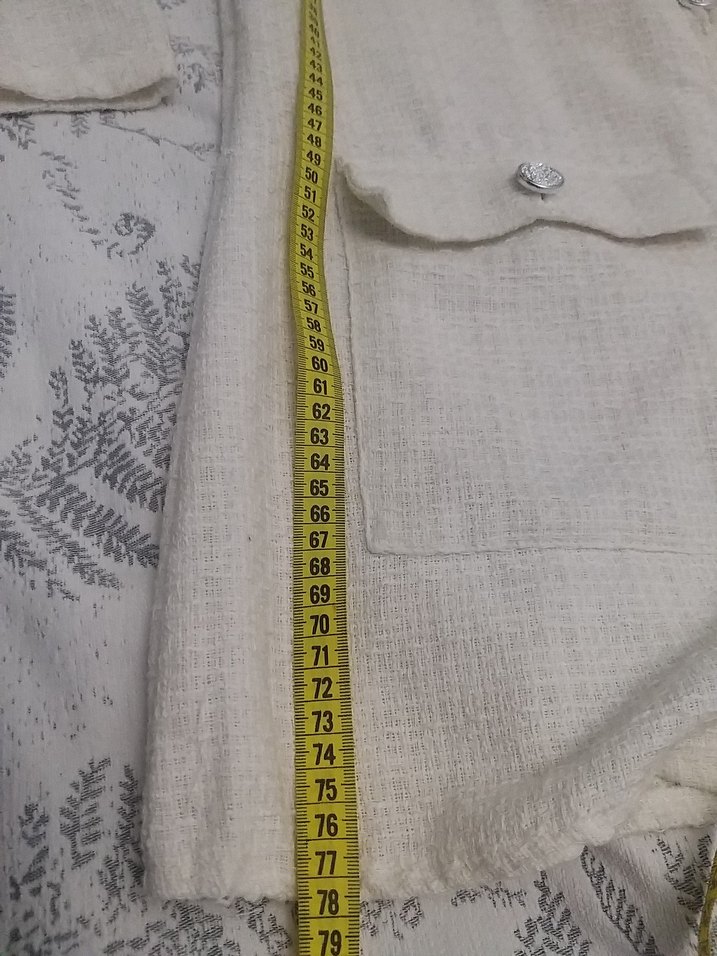 Düğmeli Uzun Keten Kadın Gömlek - Görsel 4