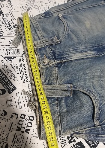 Kadın Bol Kesim Kargo Kot Pantolon - Görsel 3