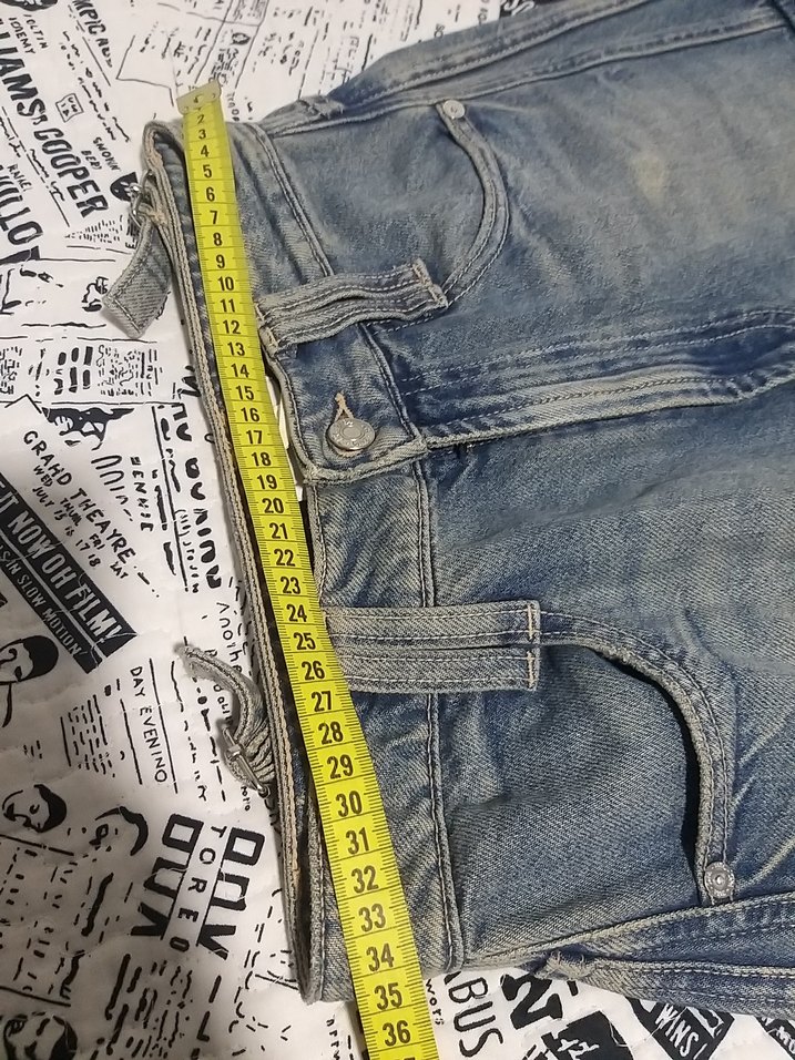 Kadın Bol Kesim Kargo Kot Pantolon - Görsel 3