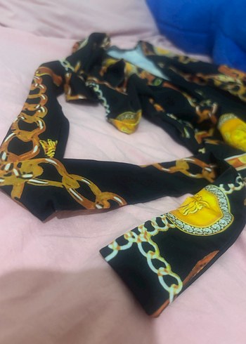 Zincir Detaylı Uzun Kollu Siyah Tulum - Görsel 5