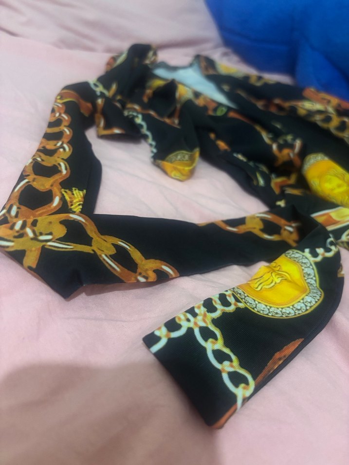 Zincir Detaylı Uzun Kollu Siyah Tulum - Görsel 5